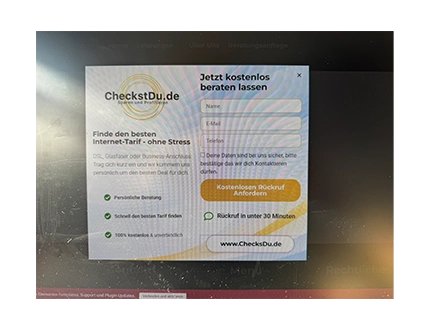 Popup Checkst du