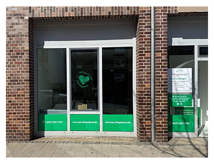Bedruckte Fensterfolierung