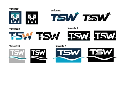 Logoentwürfe für TSW