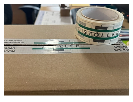 Gestaltung für bedrucktes Klebeband